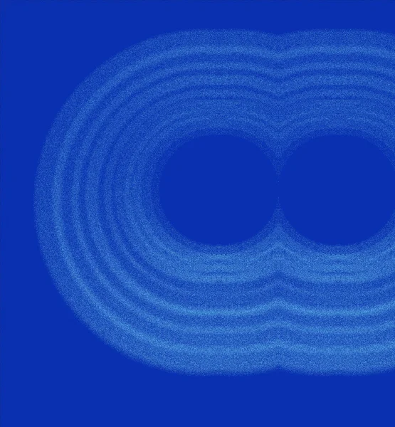 Konzentrische Ringe auf blauem Hintergrund — Stockfoto