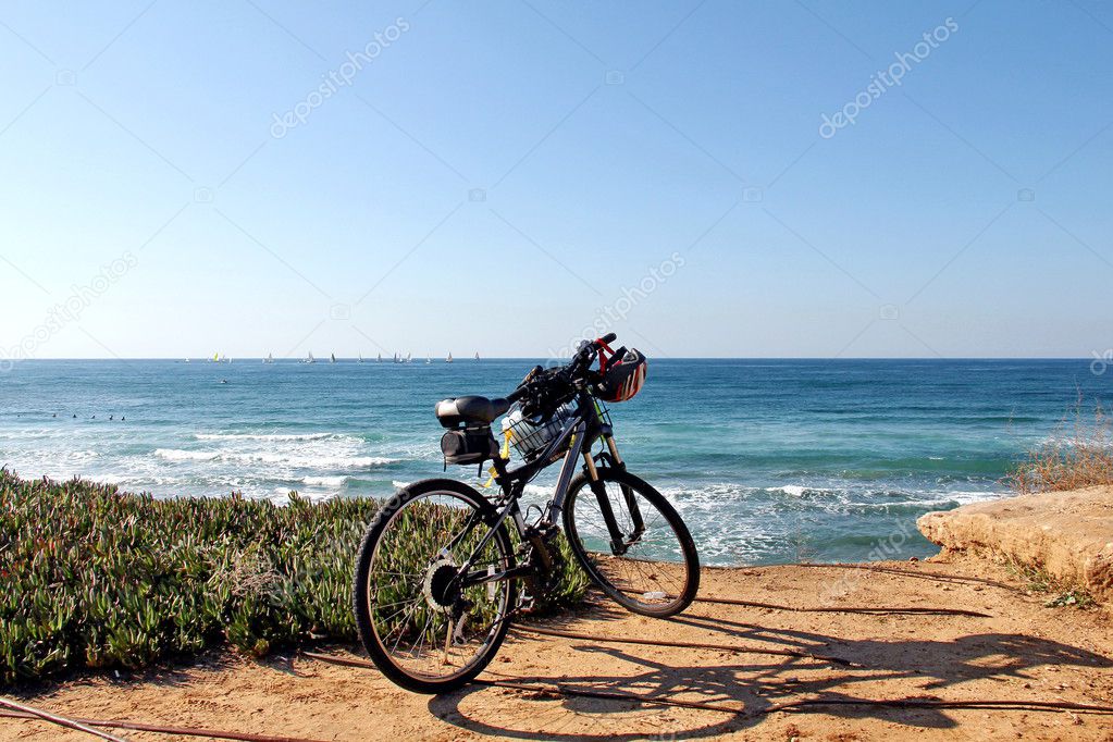 bike on the beach