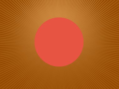 soyut portakal altın evren ışınları