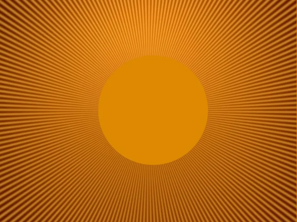 Rayos en universo abstracto de oro naranja —  Fotos de Stock