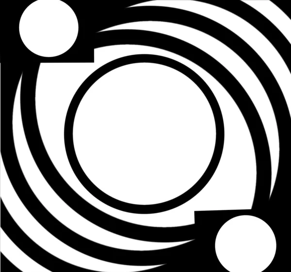 Czarny biały wzór owalna ramka — Zdjęcie stockowe