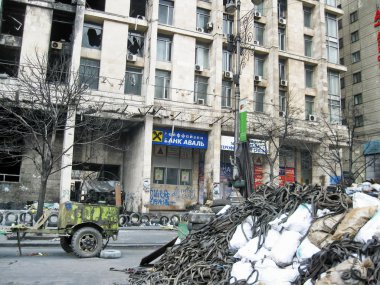 sendikaların maidan devrim sonra ev. Kiev. Ukrayna