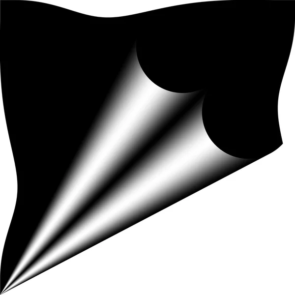 Черный фон с изогнутыми углами — стоковое фото