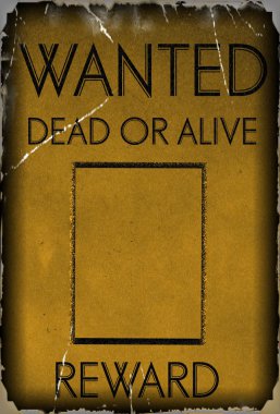 Vintage poster şablonu istedim