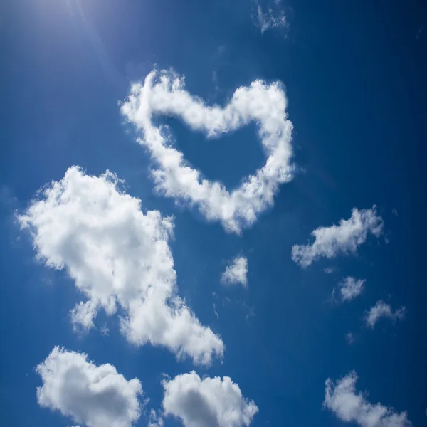 Heart Shape Cloud — Stock Photo, Image