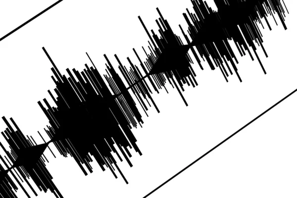 Seismická diagram — Stock fotografie