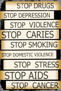  gerçek sloganlar Grunge kayıtlarda yazılı ayarla