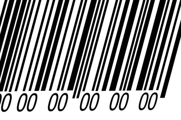 Abstract barcode security pattern  on white background — Stock Photo, Image