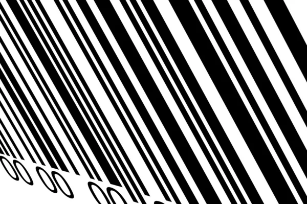 Abstract barcode security pattern  on white background — Stock Photo, Image