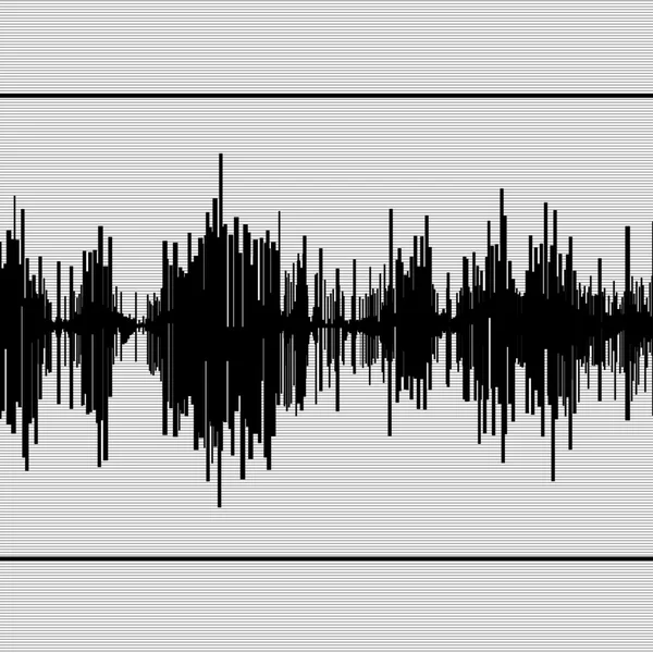 Seismická diagram — Stock fotografie