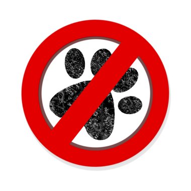 Yasaklama pençe sembolü işareti