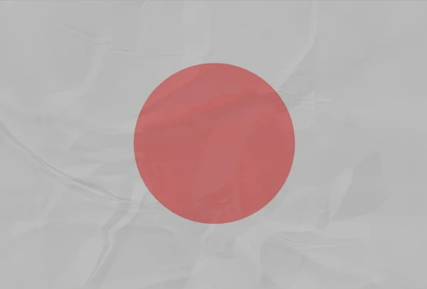 Japán zászló — Stock Fotó