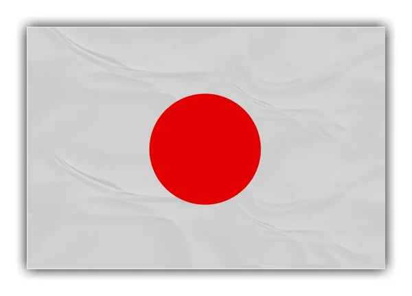 Japanische Flagge — Stockfoto