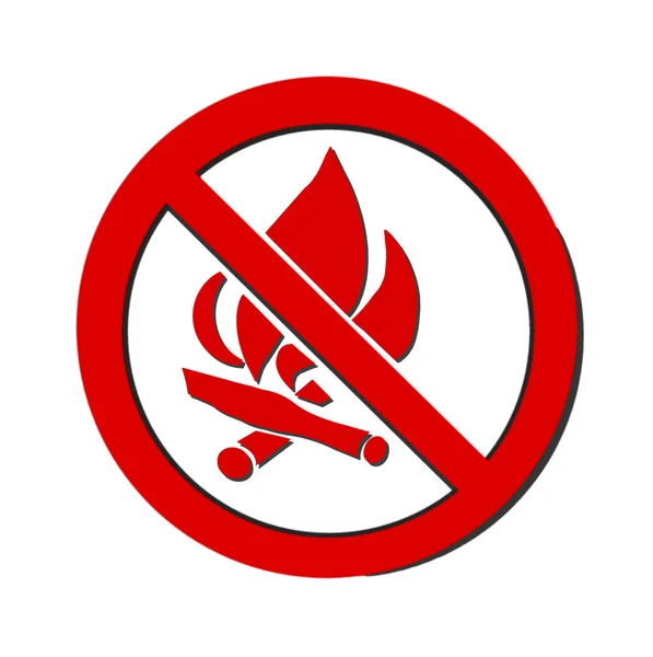 No open fire — Stock Photo, Image