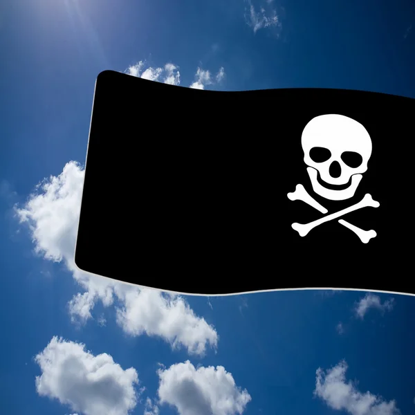 Bandera de pirata — Foto de Stock