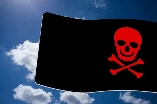 Flaga piratów — Zdjęcie stockowe