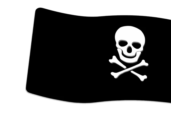 Piratflagga — Stockfoto