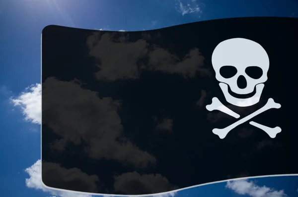 Piratenflagge — Stockfoto