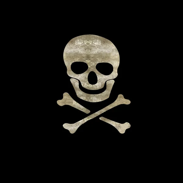 Skull and crossbones — Stock Photo, Image