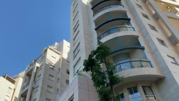 Τελ Αβίβ Ισραήλ Νέα Ramat Aviv Νότια Αρχιτεκτονική Του 21Ου — Αρχείο Βίντεο