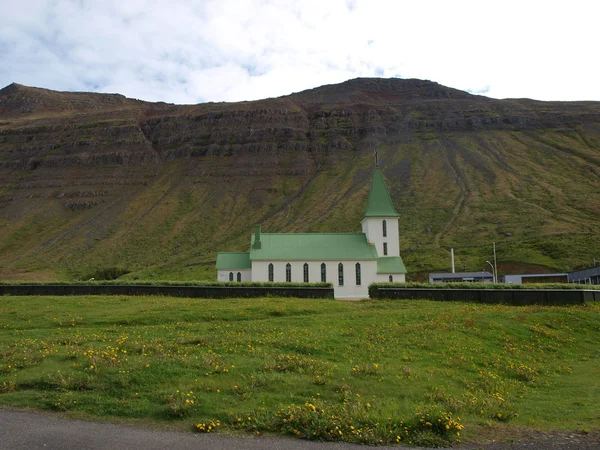 Sudureyri - χωριό στη Ισλανδία — Φωτογραφία Αρχείου