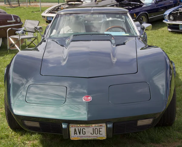 1976 Corvette Stingray vista frontale — Foto Stock