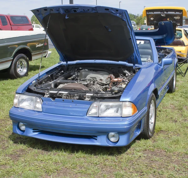 Motore Blue Ford McLaren Mustang — Foto Stock