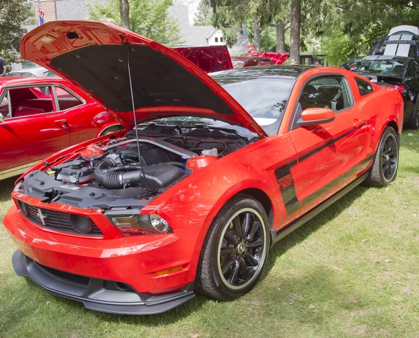 2012 ford mustang boss 302 samochodu — Zdjęcie stockowe