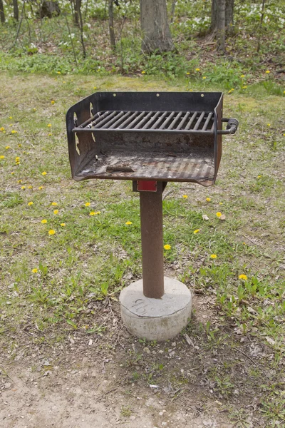 Griglia barbecue al parco — Foto Stock