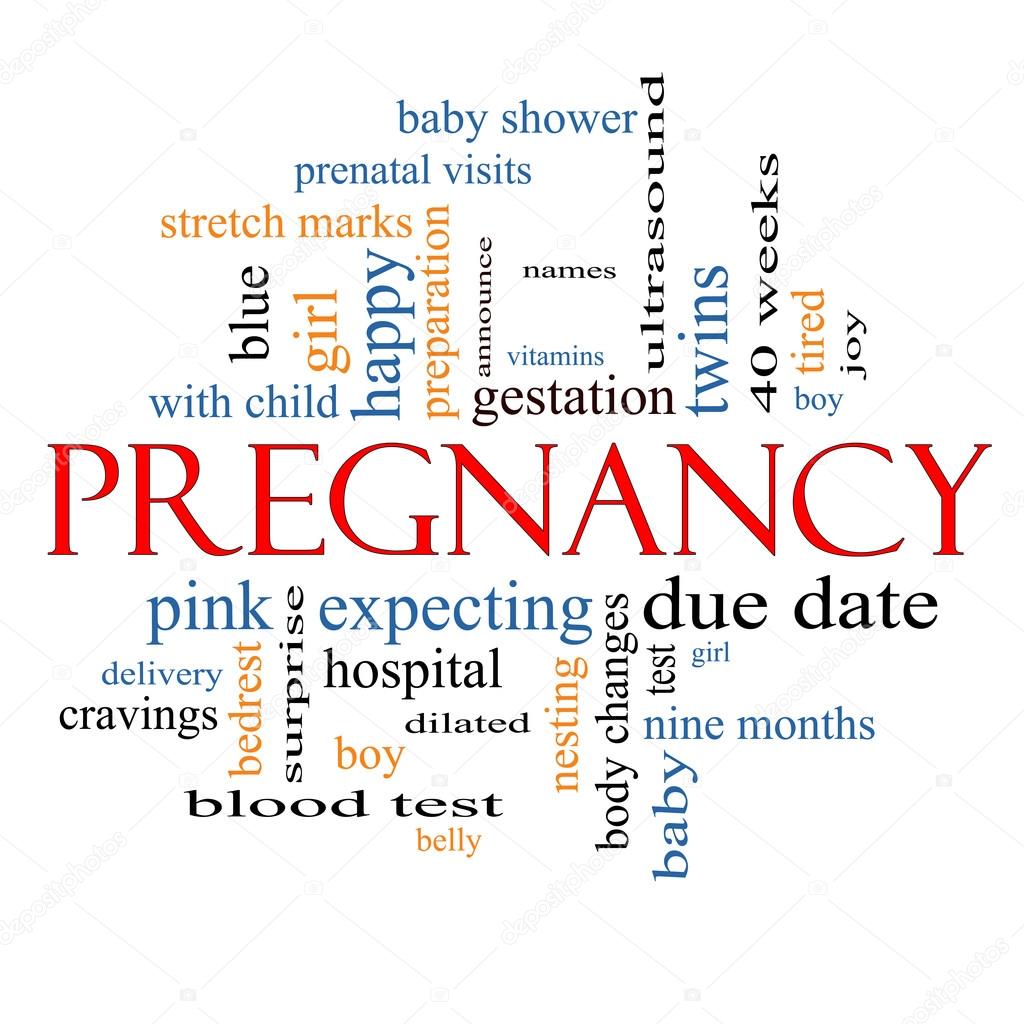 Pregnancy Word Cloud Concept