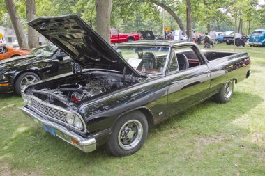 siyah 1964 Chevrolet el camino