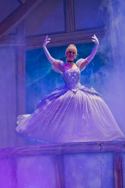 Cinderella Spinning in Ball Globe
