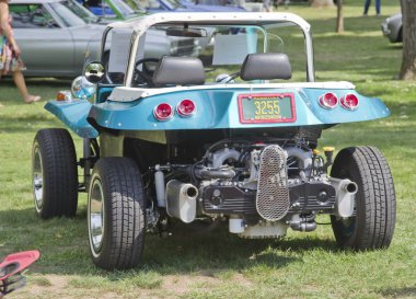 Vintage aqua mavi adamcağız arka görünüm