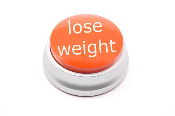 Large red Lose Weight button — Stock Photo, Image