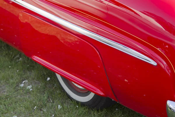 Red 1950 Merc Rear Panel — Stock Photo, Image