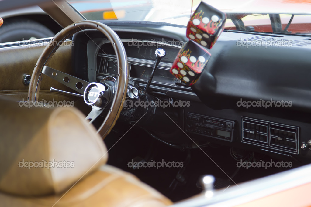 1971 Ford Torino Interieur Redaktionelles Stockfoto