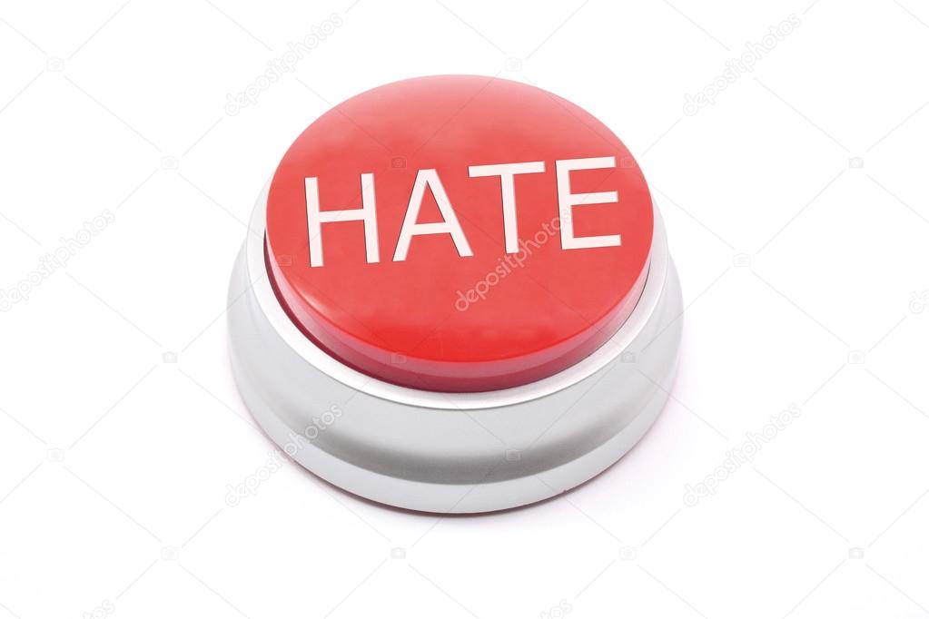 Large red HATE button