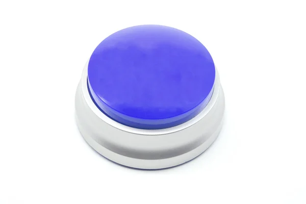 大きな青いボタン — ストック写真