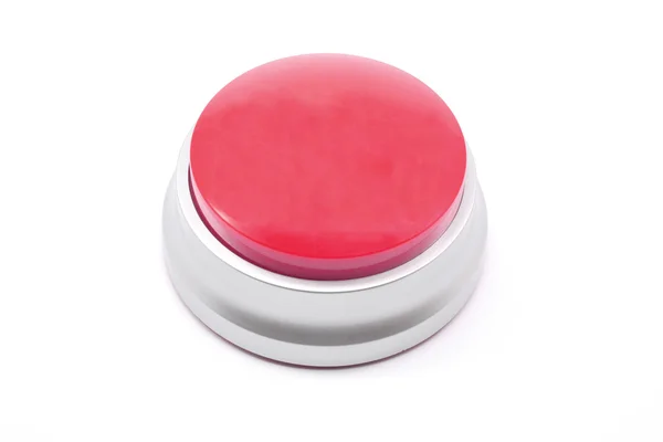 Large Ruby Red button ready for your text — Stock Photo, Image
