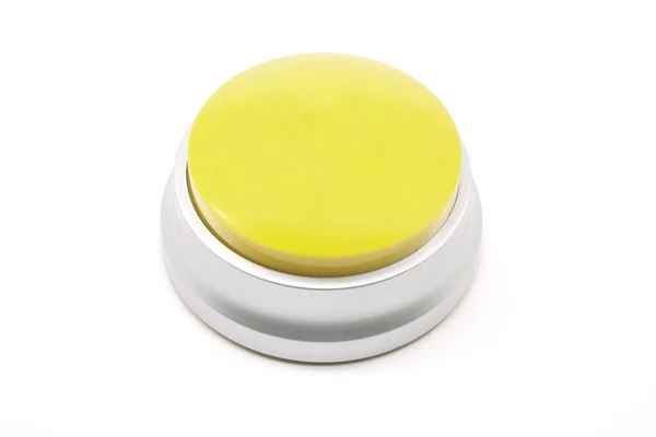 Μεγάλο κίτρινο κουμπί έτοιμο για το κείμενό σας — Φωτογραφία Αρχείου