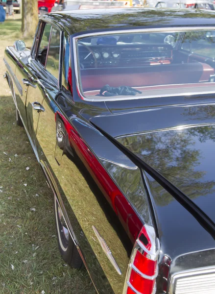 1963 Black Pontiac Bonneville Vista Perfil — Fotografia de Stock