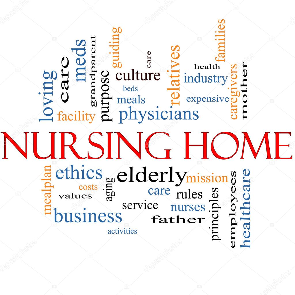 Nursing Home Word Cloud Concept