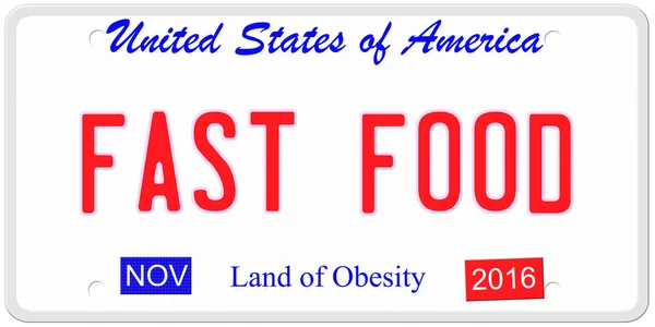 Fast Food in den USA — Stockfoto
