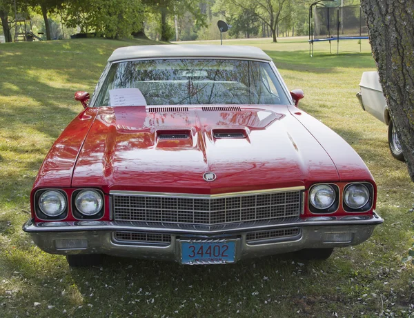 1972 Red Buick Skylark Front View — Stock Photo, Image
