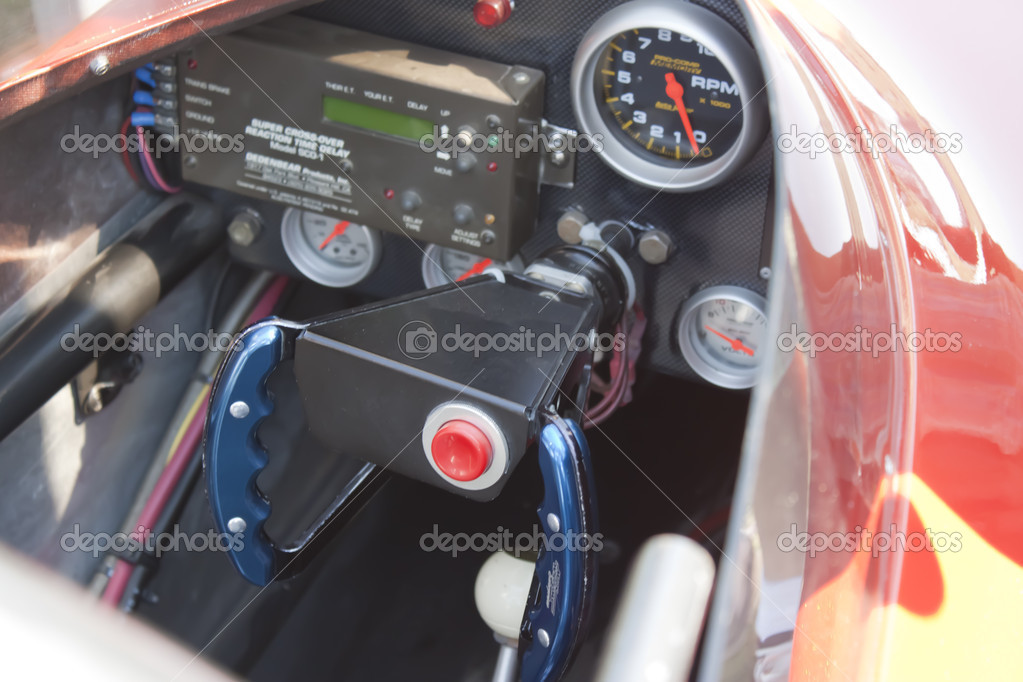Red Drag Racer Interior Stock Editorial Photo C Mybaitshop