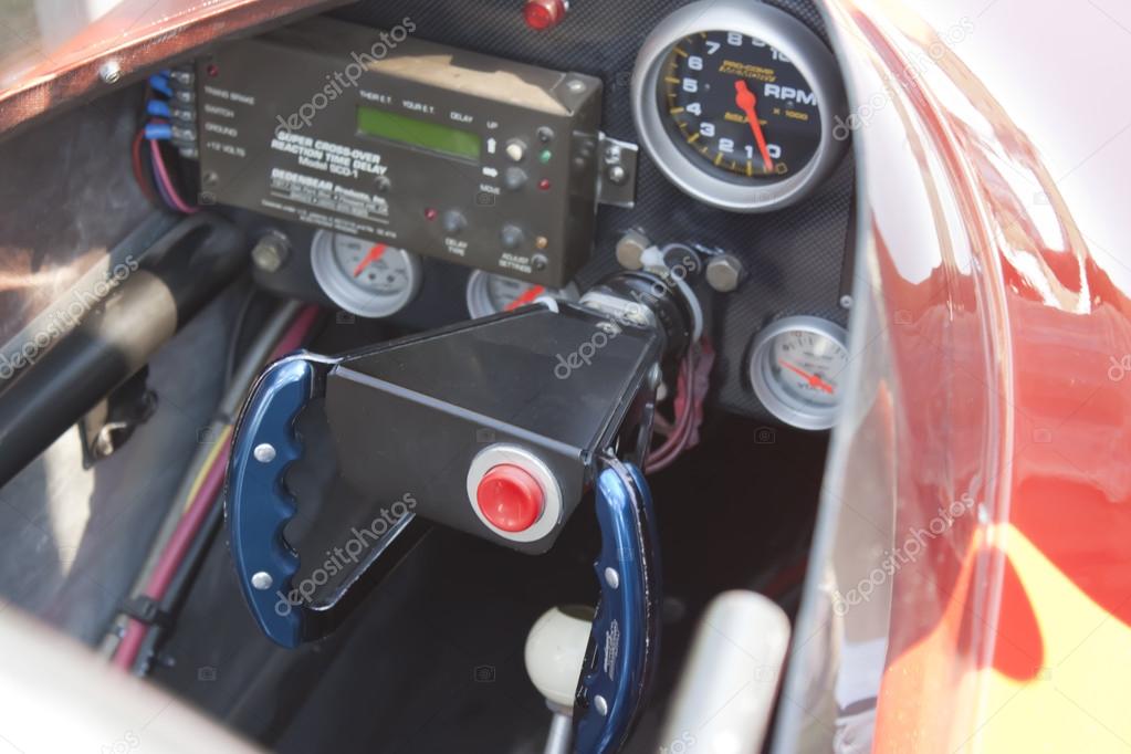 Red Drag Racer Interior Stock Editorial Photo C Mybaitshop