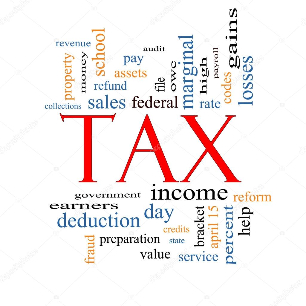 Tax Word Cloud Concept