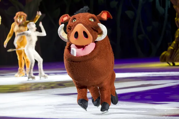 Pumbaa auf Eis — Stockfoto