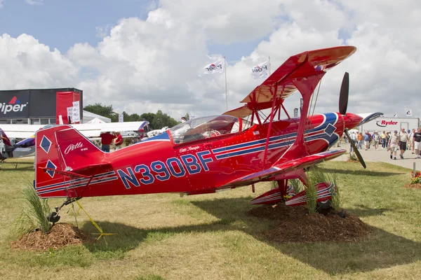 Rote Pitts s-2c Ebene Seitenansicht — Stockfoto