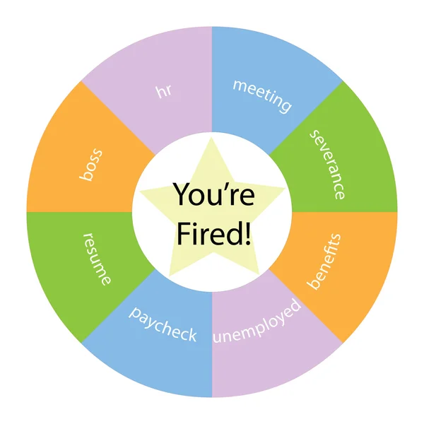 Eres el concepto circular de Fired con colores y estrellas —  Fotos de Stock